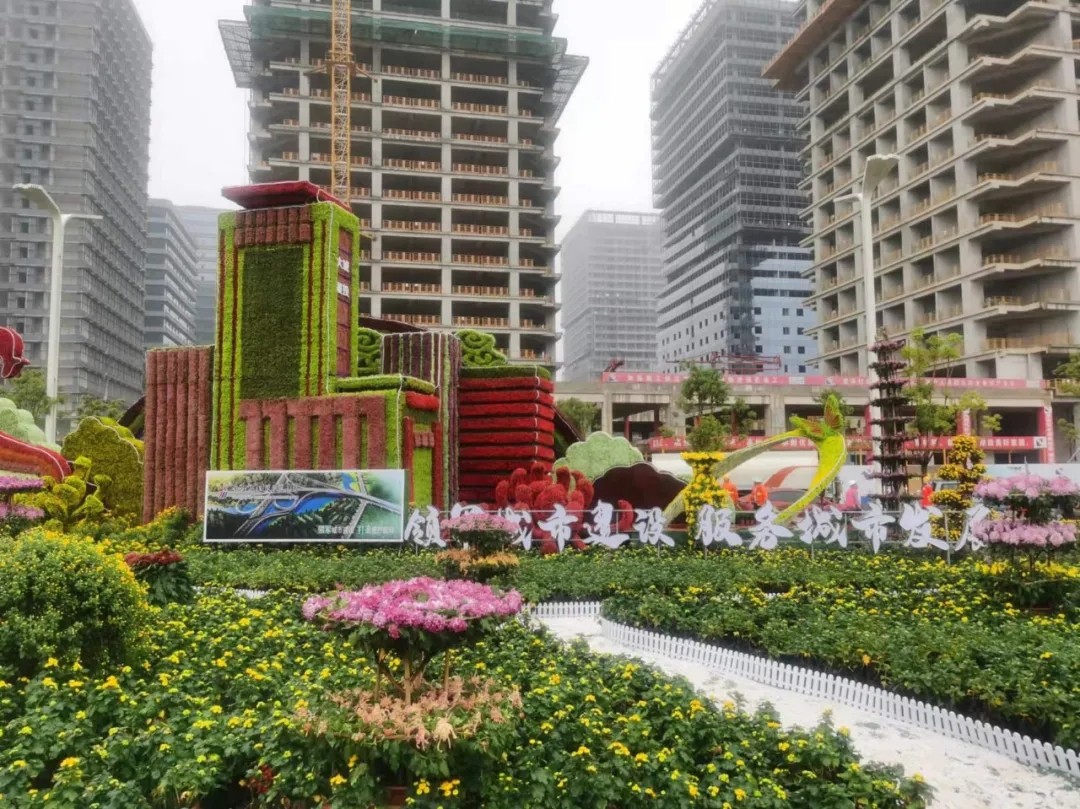 “领军城市建设，服务城市发展”资阳城投集团参展资阳市第三十三届菊花展